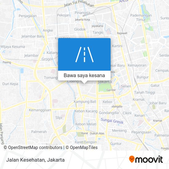 Cara ke Jalan Kesehatan di Jakarta Pusat menggunakan Bis atau Kereta?