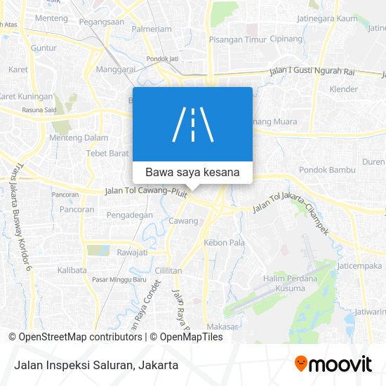 Bagaimana menuju ke Jalan Inspeksi Saluran, Jakarta Timur dengan bis(03)