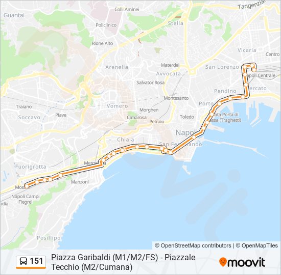 151 Route Schedules, Stops & Maps Garibaldi Attestamento (Updated)
