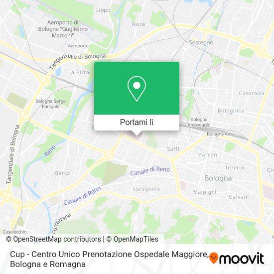 Come arrivare a Cup Centro Unico Prenotazione Ospedale Maggiore a