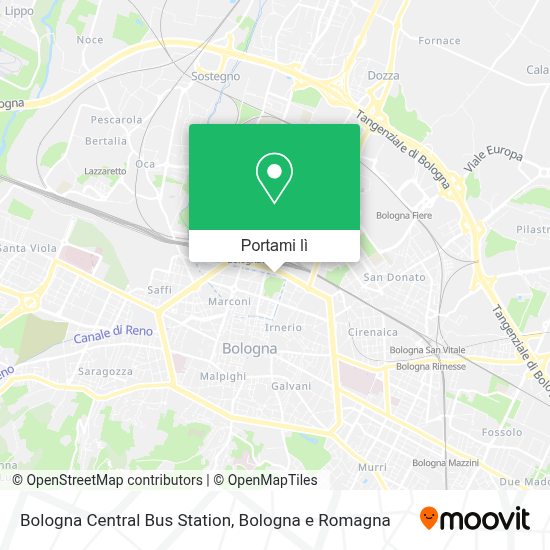 Come arrivare a Bologna Central Bus Station con bus, treno o funicolare?