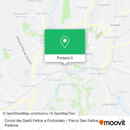 Come arrivare a Corso dei Santi Felice e Fortunato / Parco San Felice a