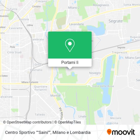 Come arrivare a Centro Sportivo ""Saini"" a Milano con Bus, Metro