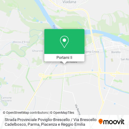 Brescello Italien Karte Come arrivare a Strada Provinciale PoviglioBrescello / Via Brescello