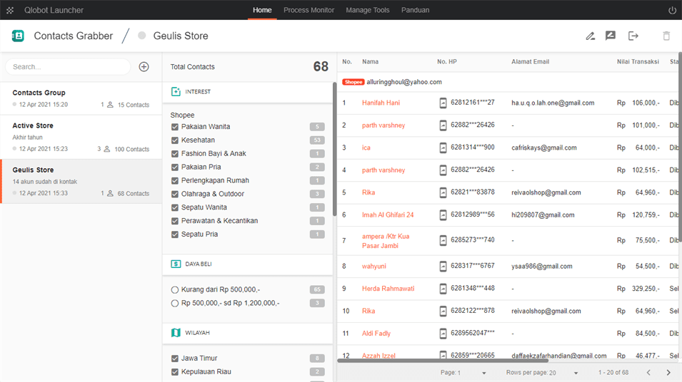 Store · Qlobot AppCenter