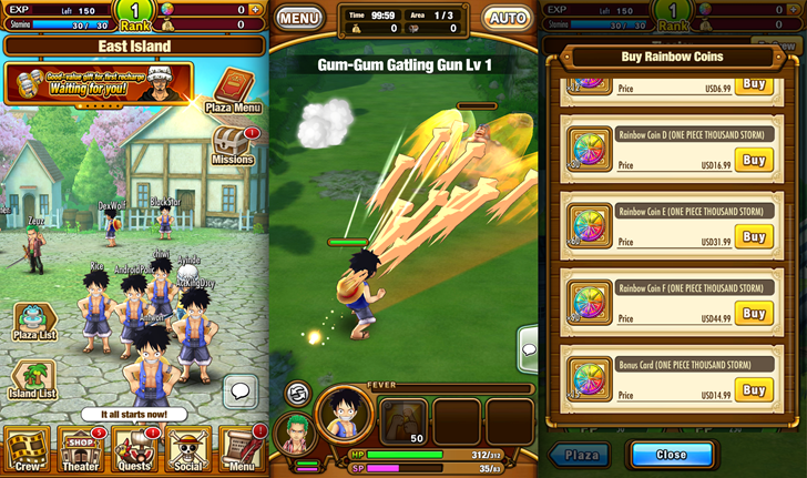 Tricks and Tips for One Piece Thousand Storm App Cheaters