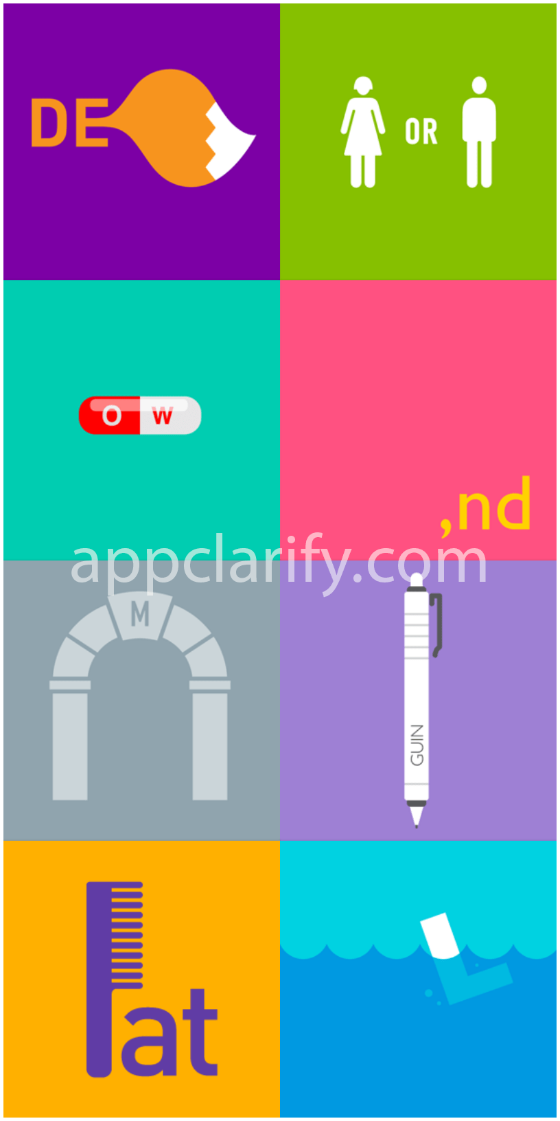 REBUS Level 2 Answers