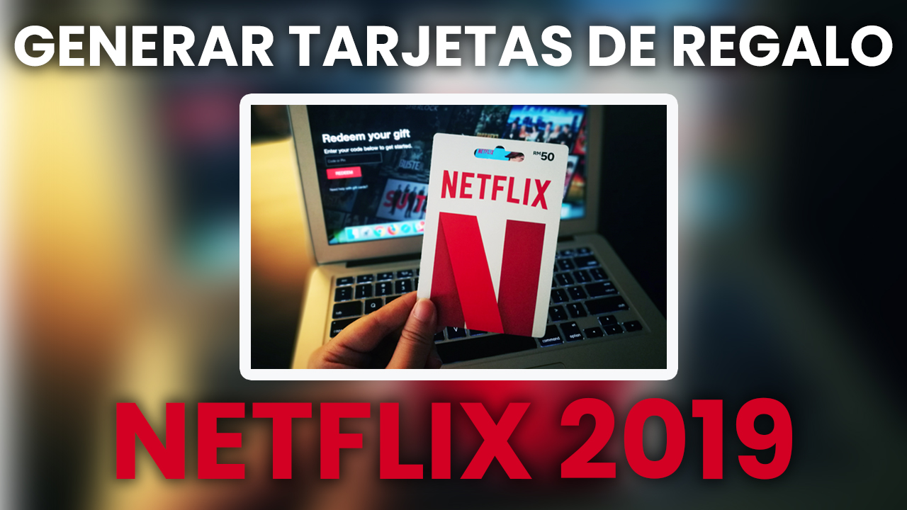Generador de códigos de tarjeta de regalo para Netflix Netflix