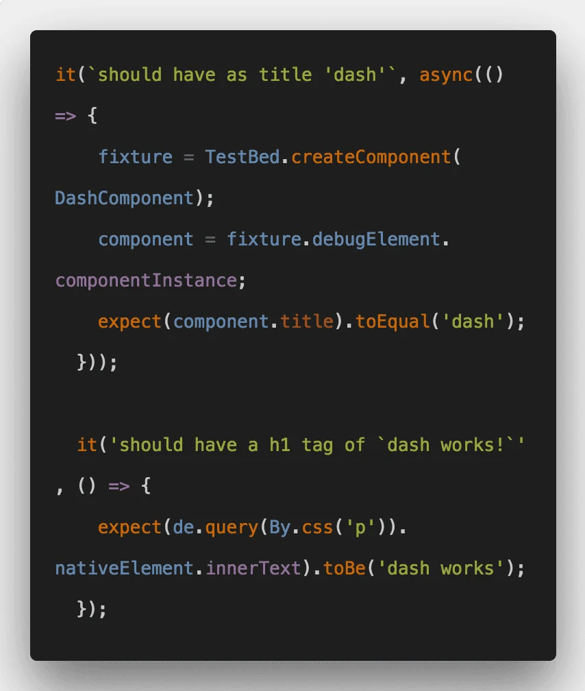 Angular Unit Testing Example Tutorial From Scratch
