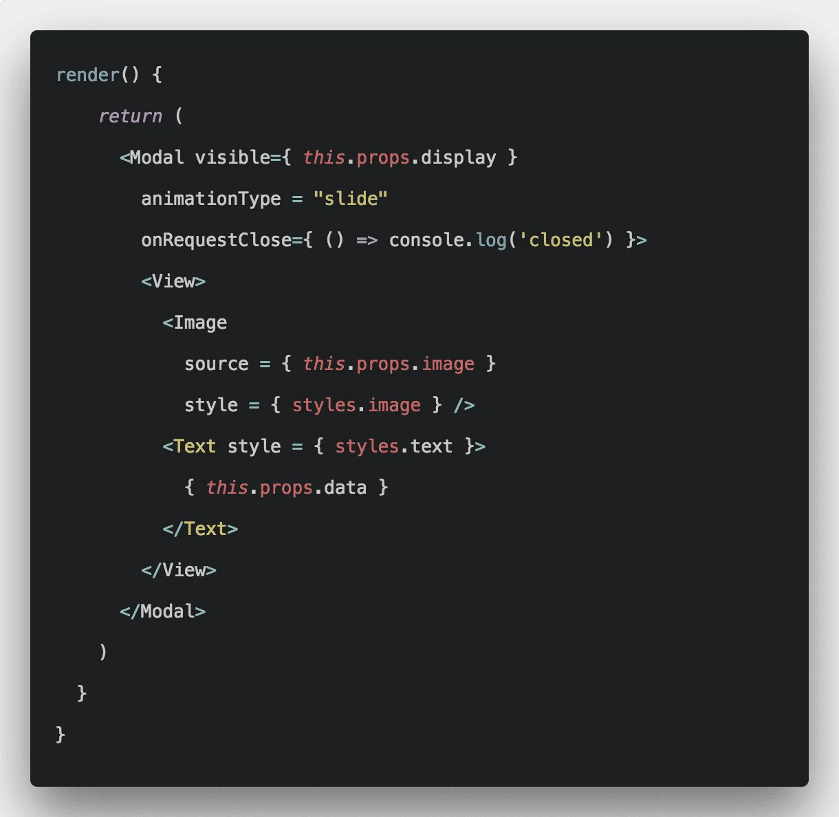 React Native Modal Example Modal In React Native Tutorial