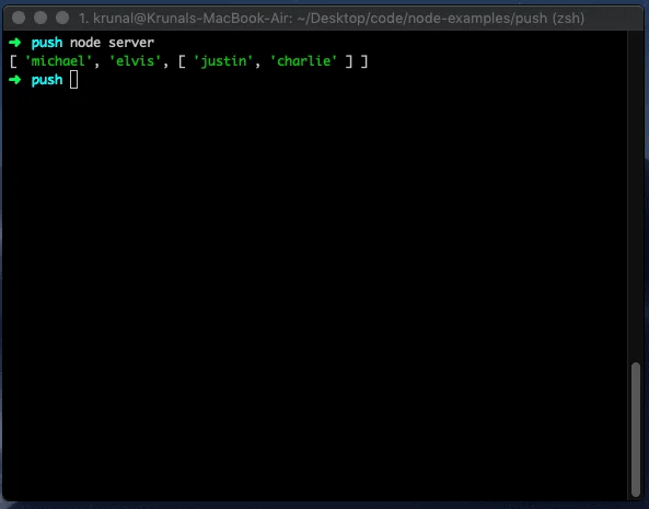 Javascript Array Push Example Array.prototype.push() Tutorial