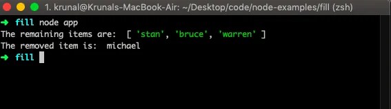 Javascript array pop How to Remove Element from Array