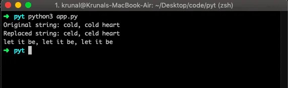Python String replace How to Replace String in Python