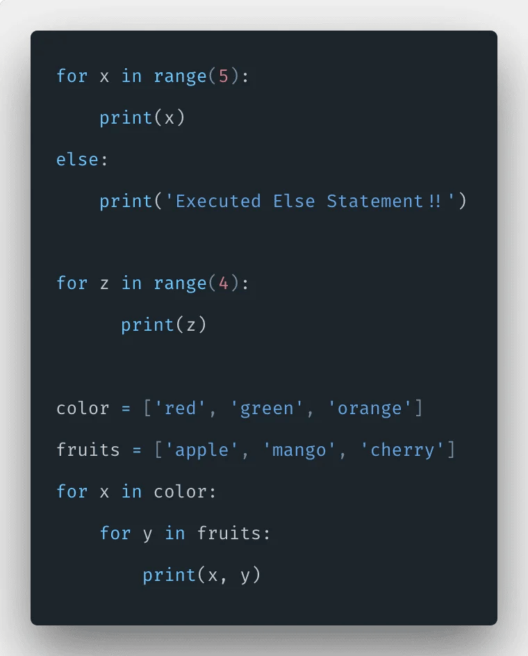 Python For Loop How To Use For Loop In Python