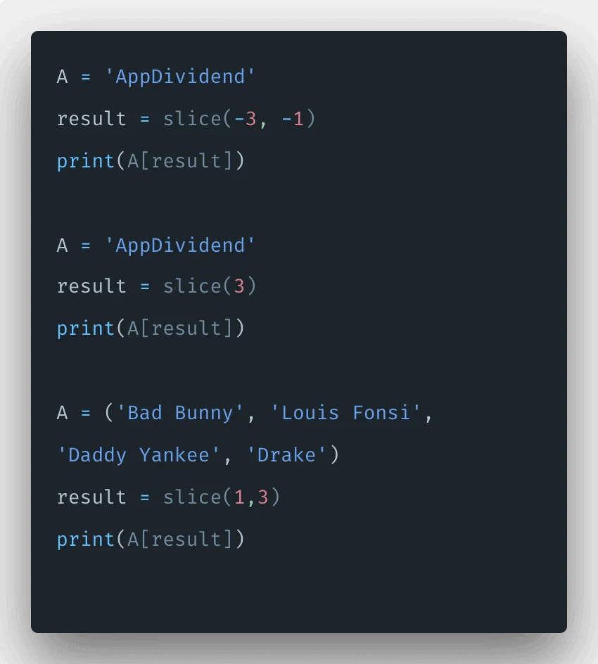 Python Slicing How to Slice List or Sequence using slice()