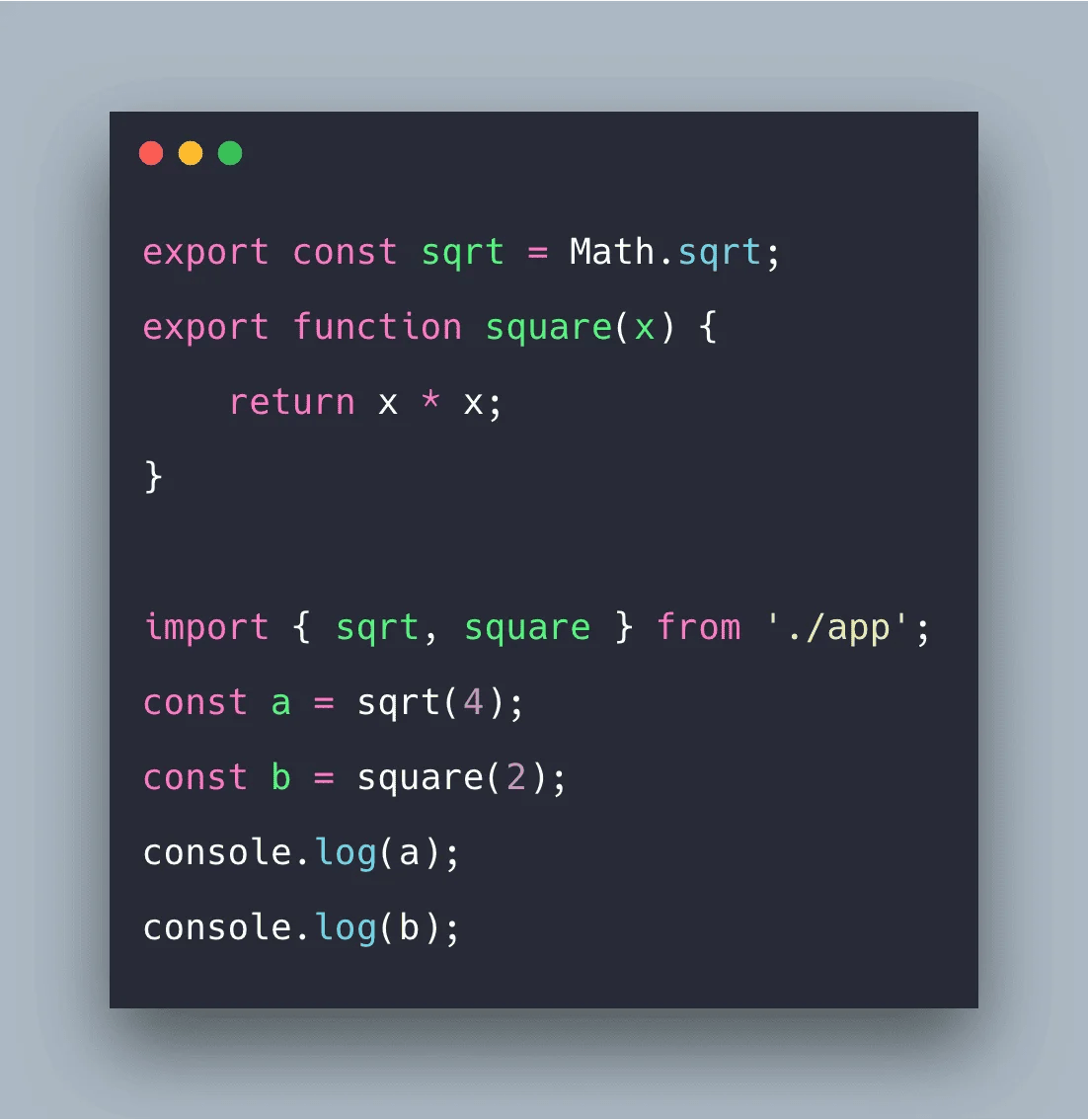 ES6 Modules in Node Example