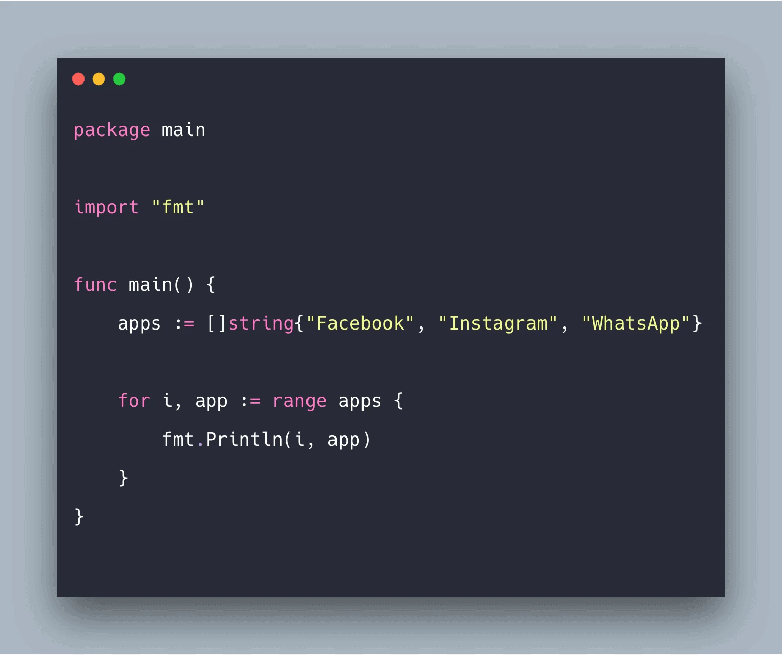 Golang For Loop How to Iterate Variables in Go