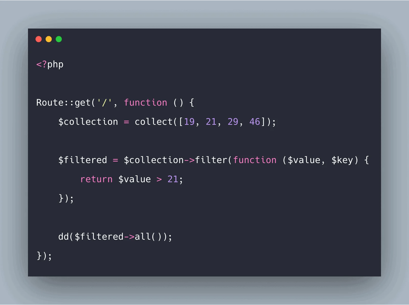 Laravel Collections Filter Method Tutorial With Example LaptrinhX