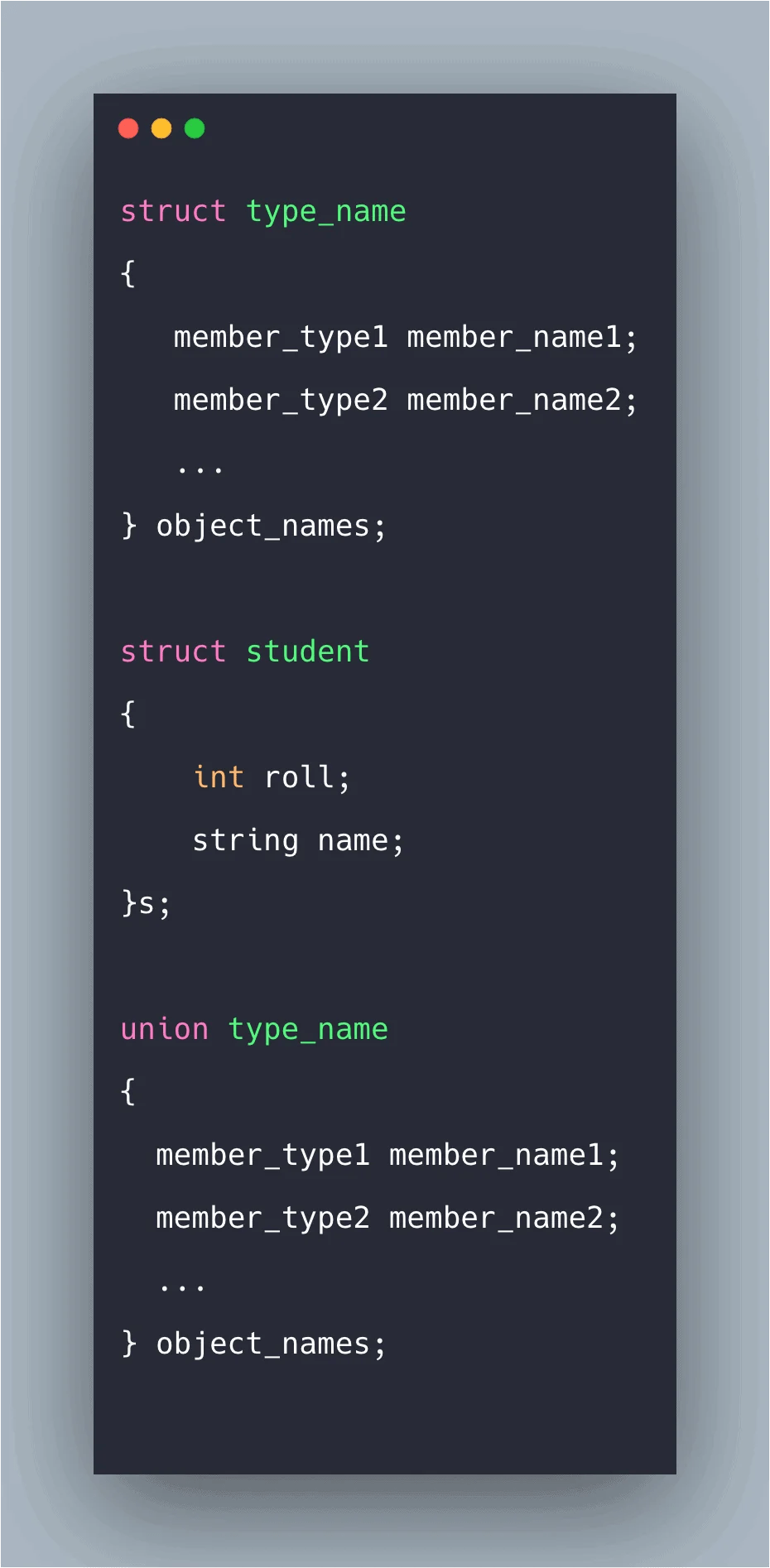 C++ Data Type Example Data Types in C++ Tutorial