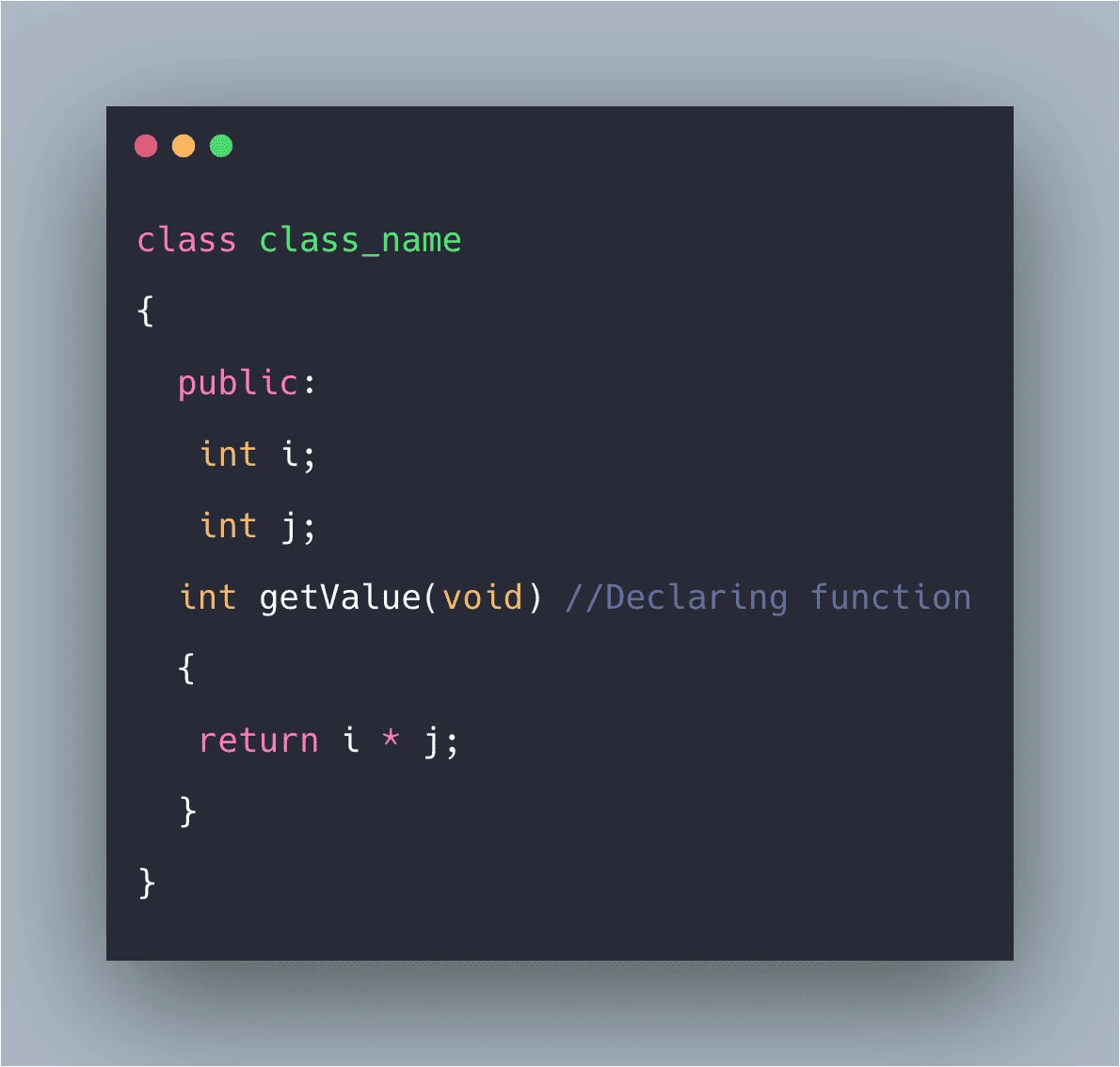 Class and Object in C++ Example Tutorial
