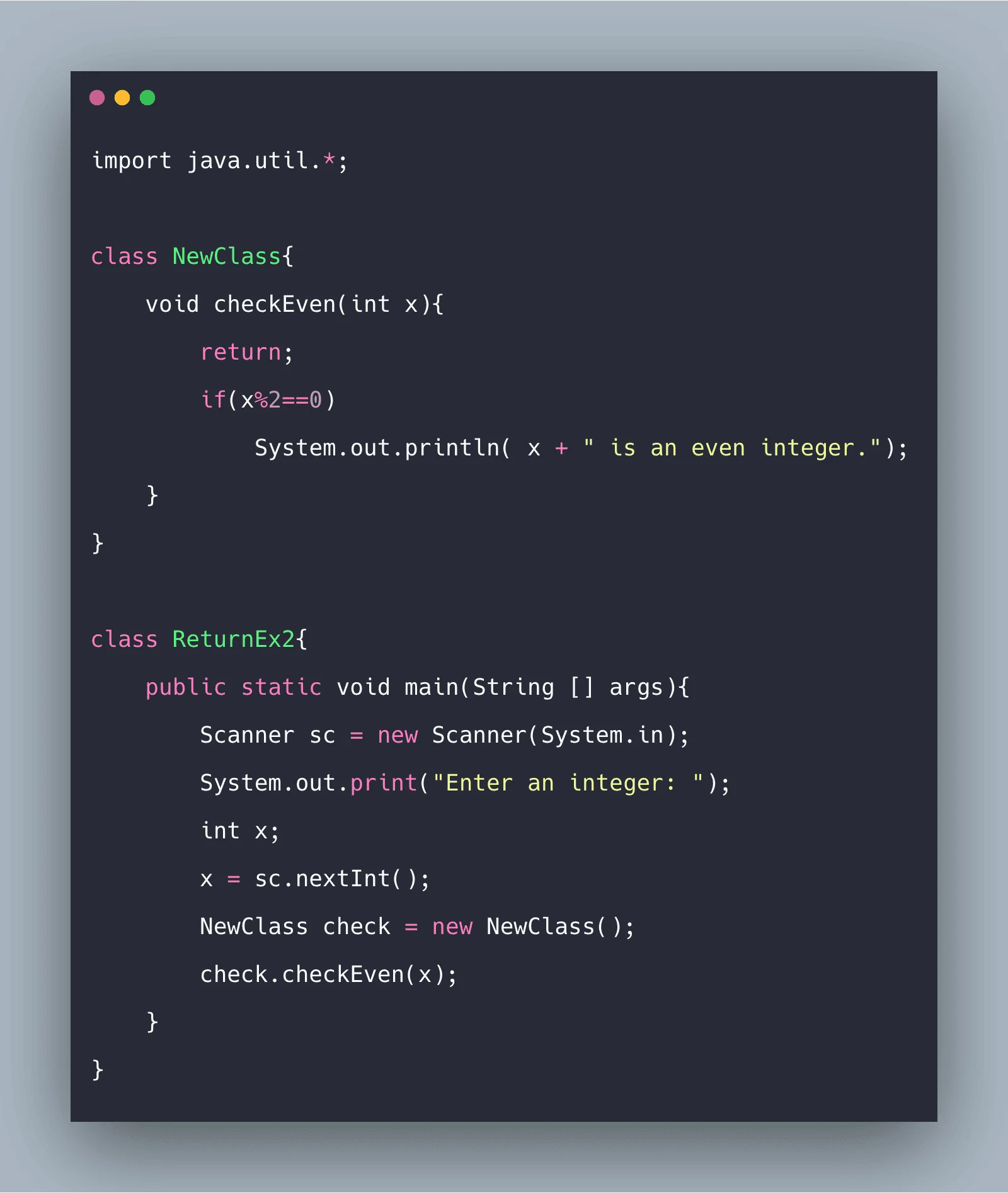 Java Return Keyword Example Return Keyword in Java