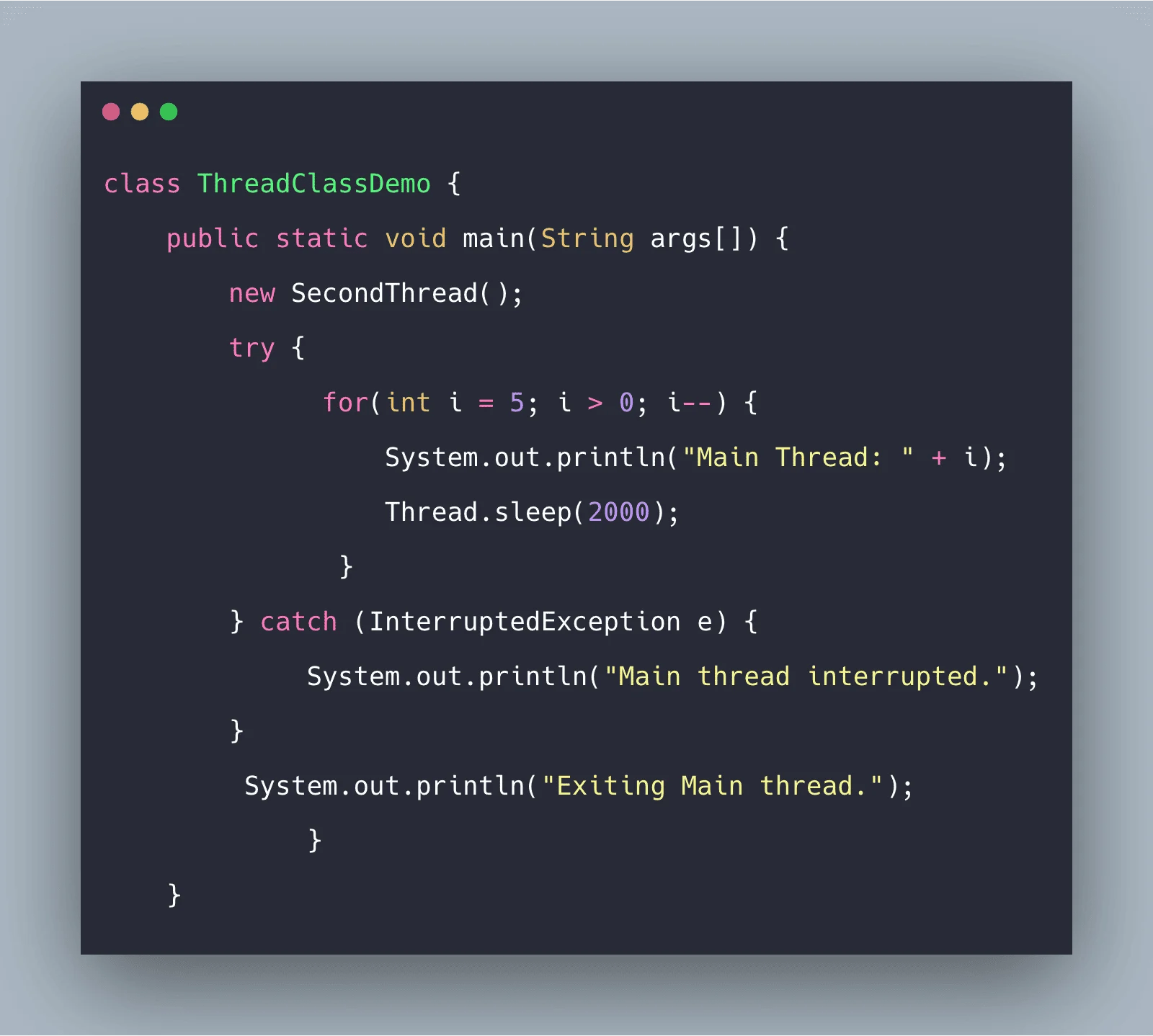 Java Thread Class Example Java.lang.Thread Tutorial