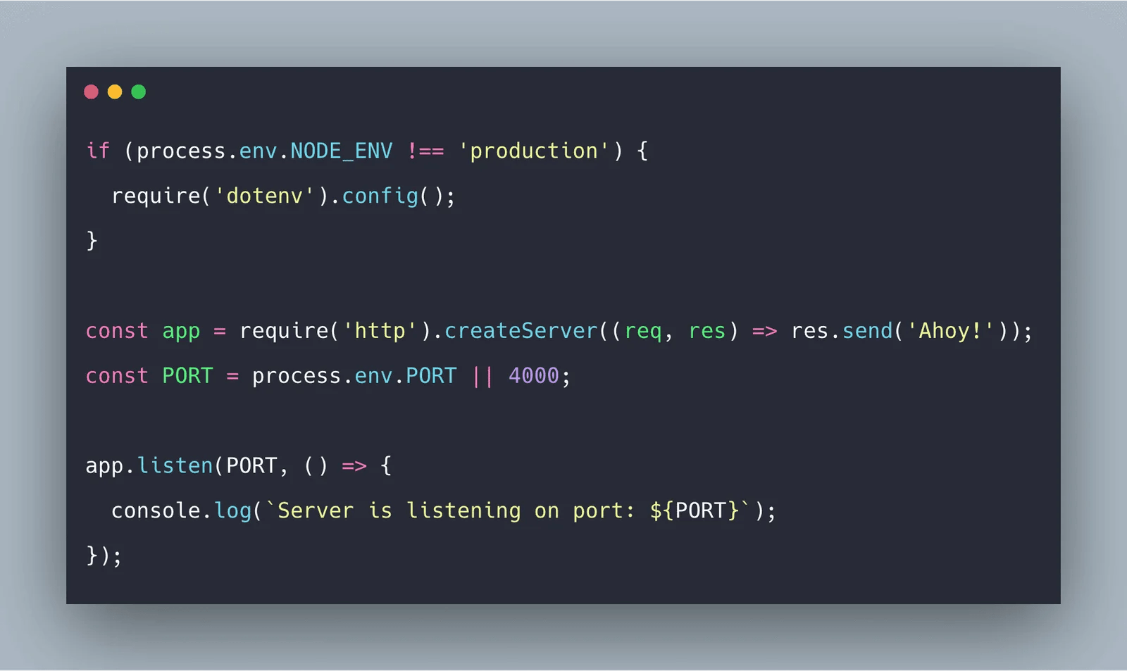 What is process.env in Node.js Environment Variables in Node.js