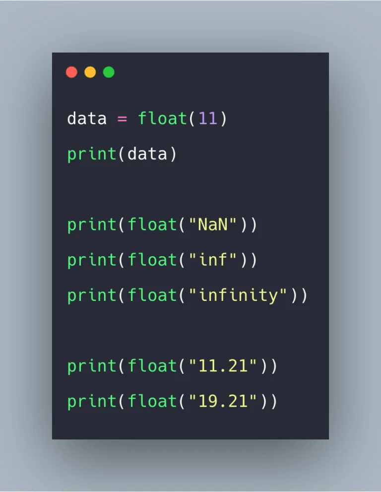 Python float() Example float() Function In Python Tutorial LaptrinhX