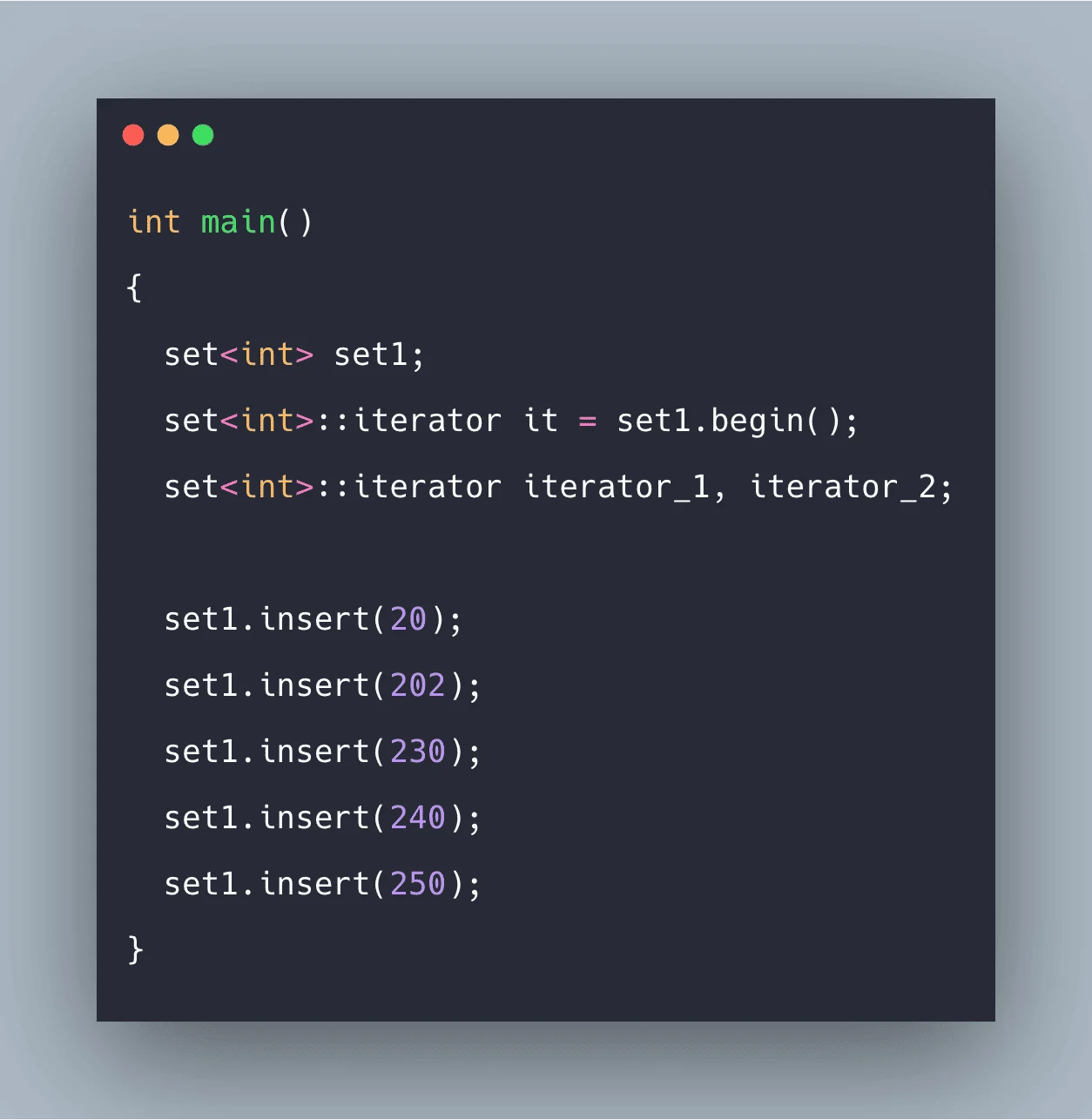 C++ Set Example Sets in C++ Program C++ Set Example Sets in C++ Program