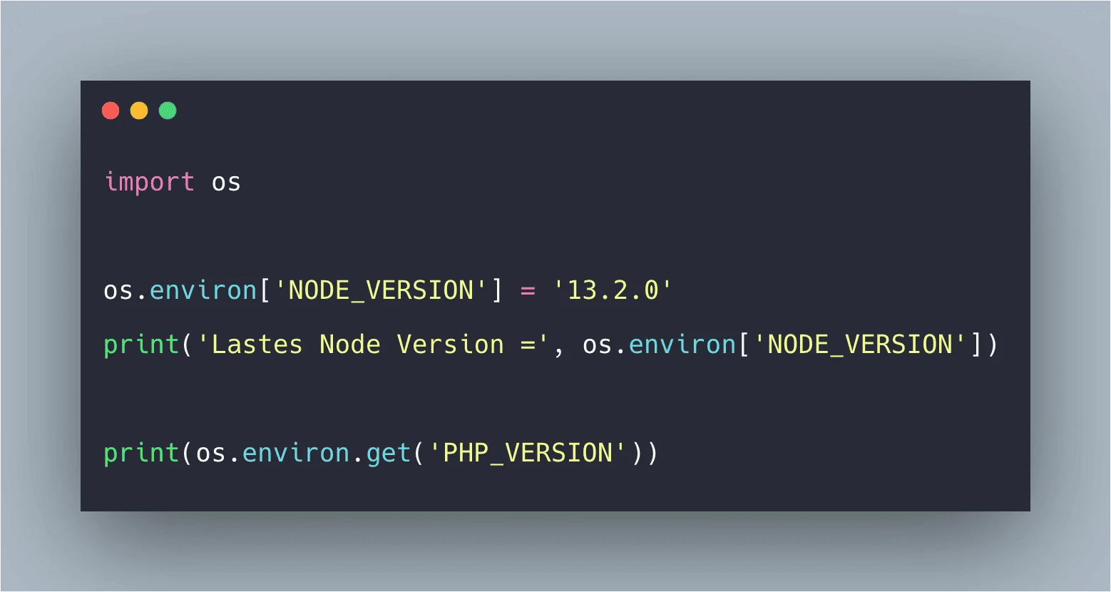 How To Set Environment Variables In Python Example