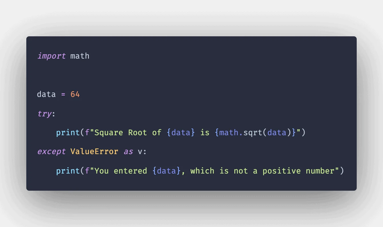What is ValueError Exception in Python and How to Handle It