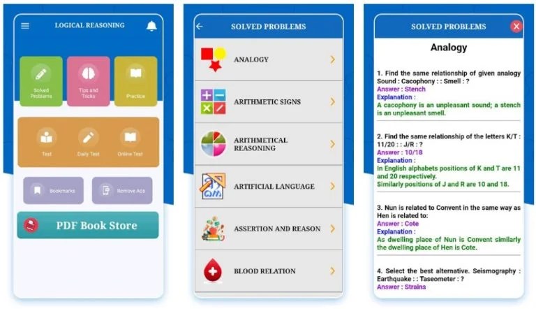 Logical Reasoning Test App Review 2021 Prepare for competitive exams