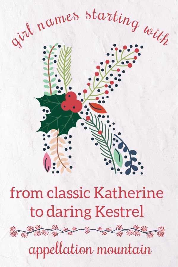 Girl Names Starting with K Kenna, Kestrel, Kate LaptrinhX / News