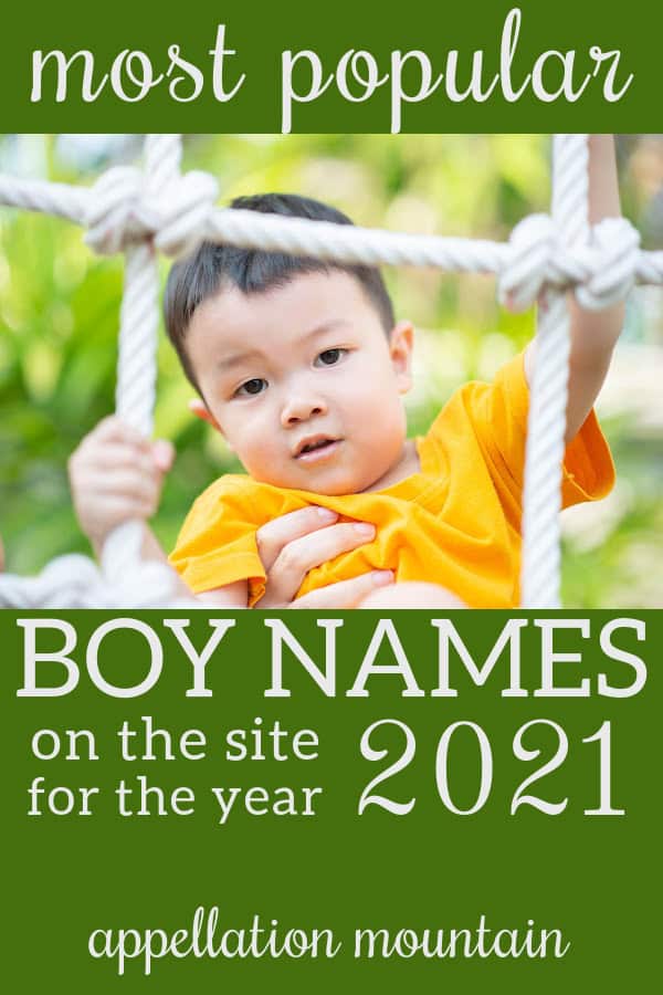 Top Boy Names 2021 Koa, Huxley, Torin Appellation Mountain