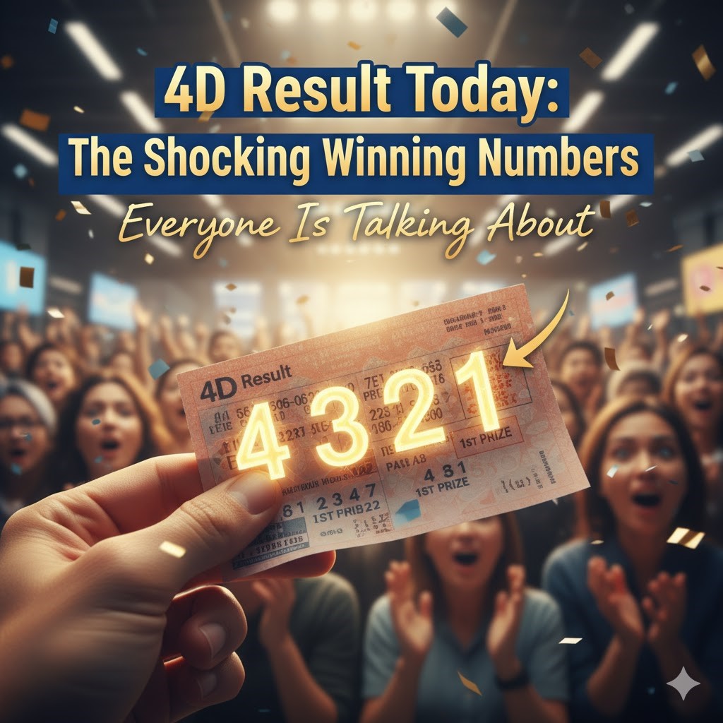 4D Result Today The Shocking Winning Numbers Everyone Is Talking About