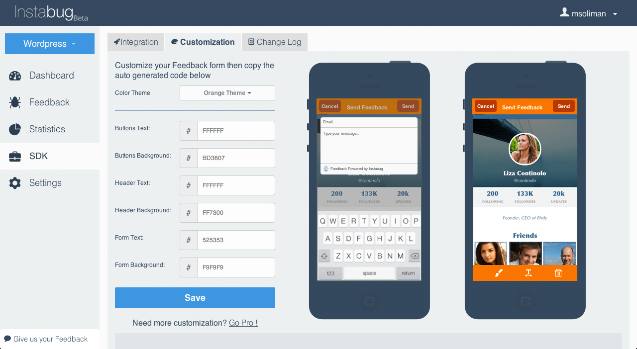 Instabug App Tools for iOS & Android Developers