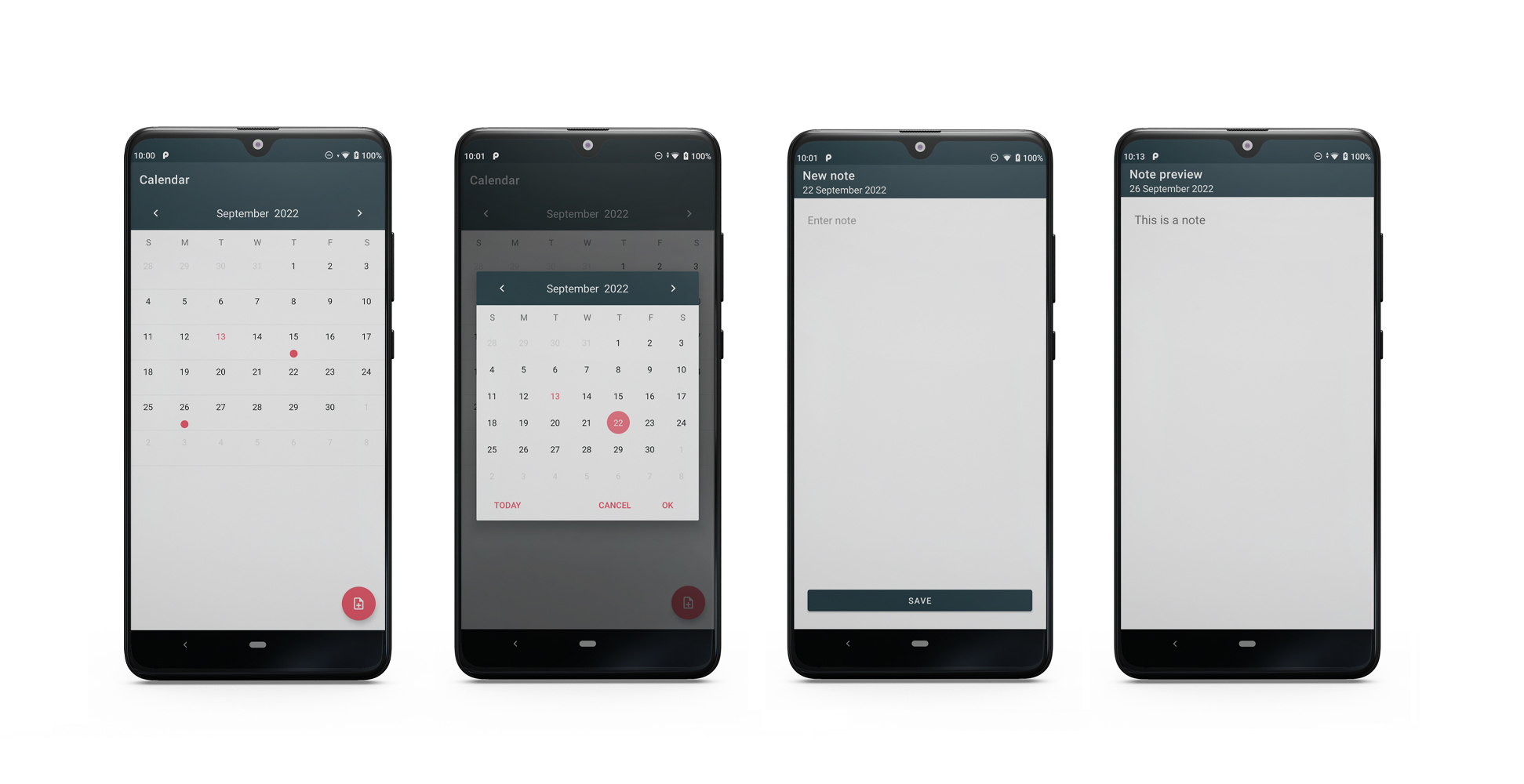 MaterialCalendarView customizable calendar widget for Android