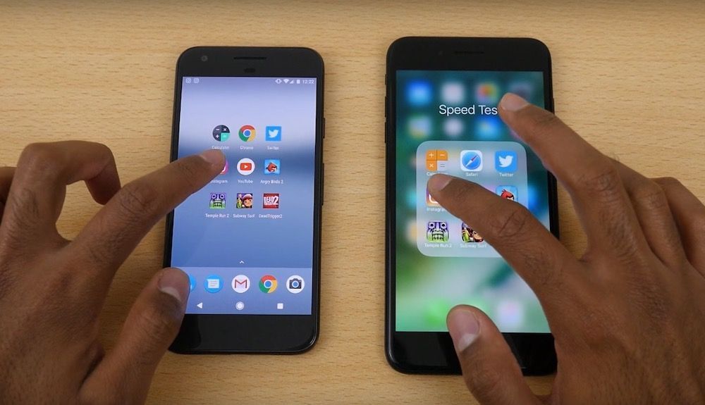 El iPhone 7 Plus destroza al Google Pixel en los test de velocidad