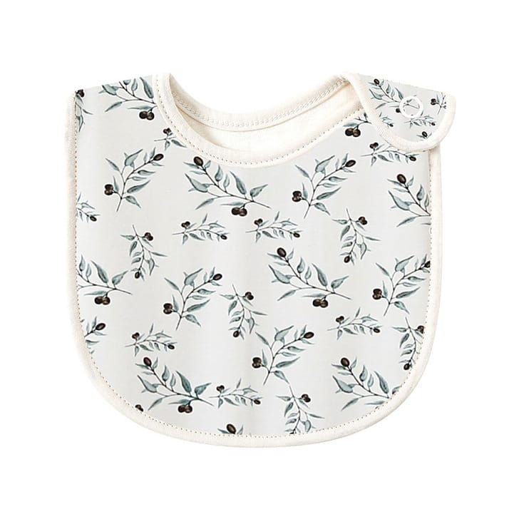 Baby Bibs Online Baby Floral Print Covered Button Design Water