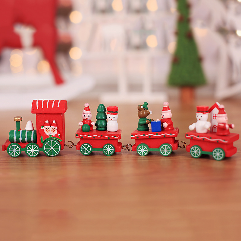 Christmas Ornaments Near Me Christmas Wooden Little Train Kindergarden