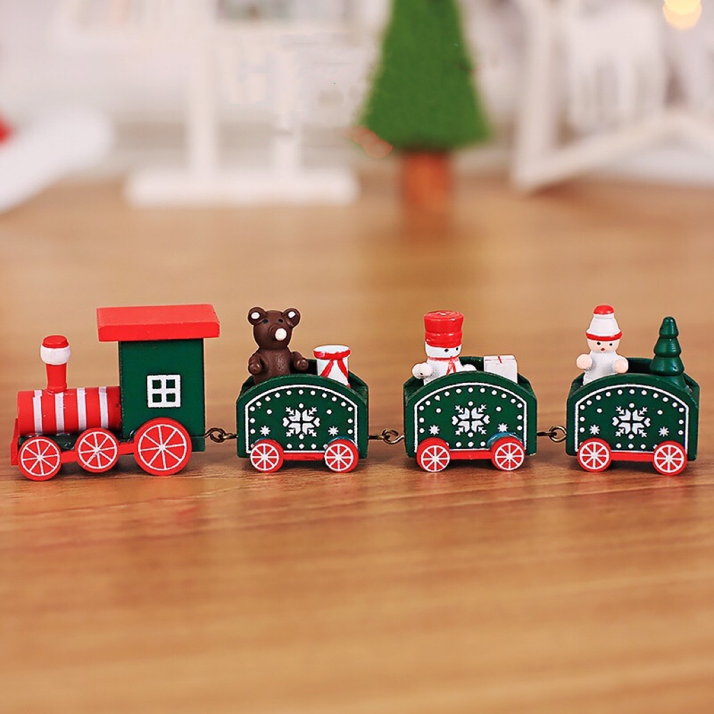 Christmas Ornaments Near Me Christmas Wooden Little Train Kindergarden
