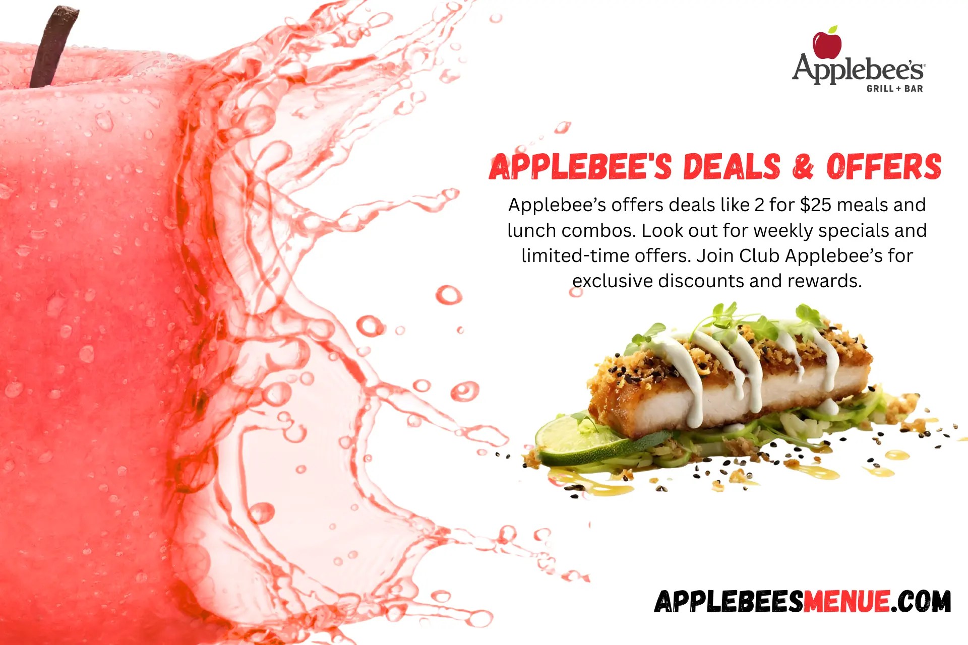 Get Exclusive Applebee's Deals and Offers and More