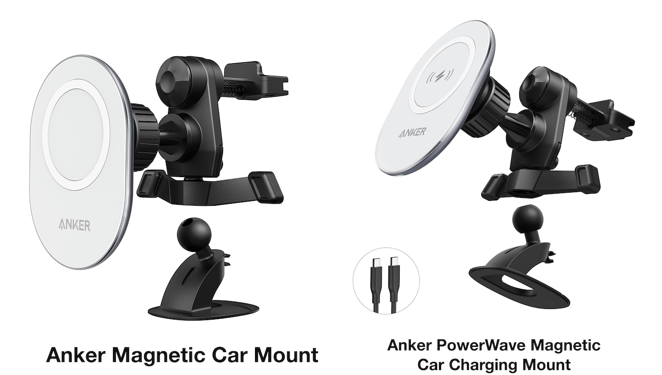 Anker Japan、iPhone 12のマグネットを利用して固定できるワイヤレス充電機能付きの車載ホルダー「Anker PowerWave Car Charging
