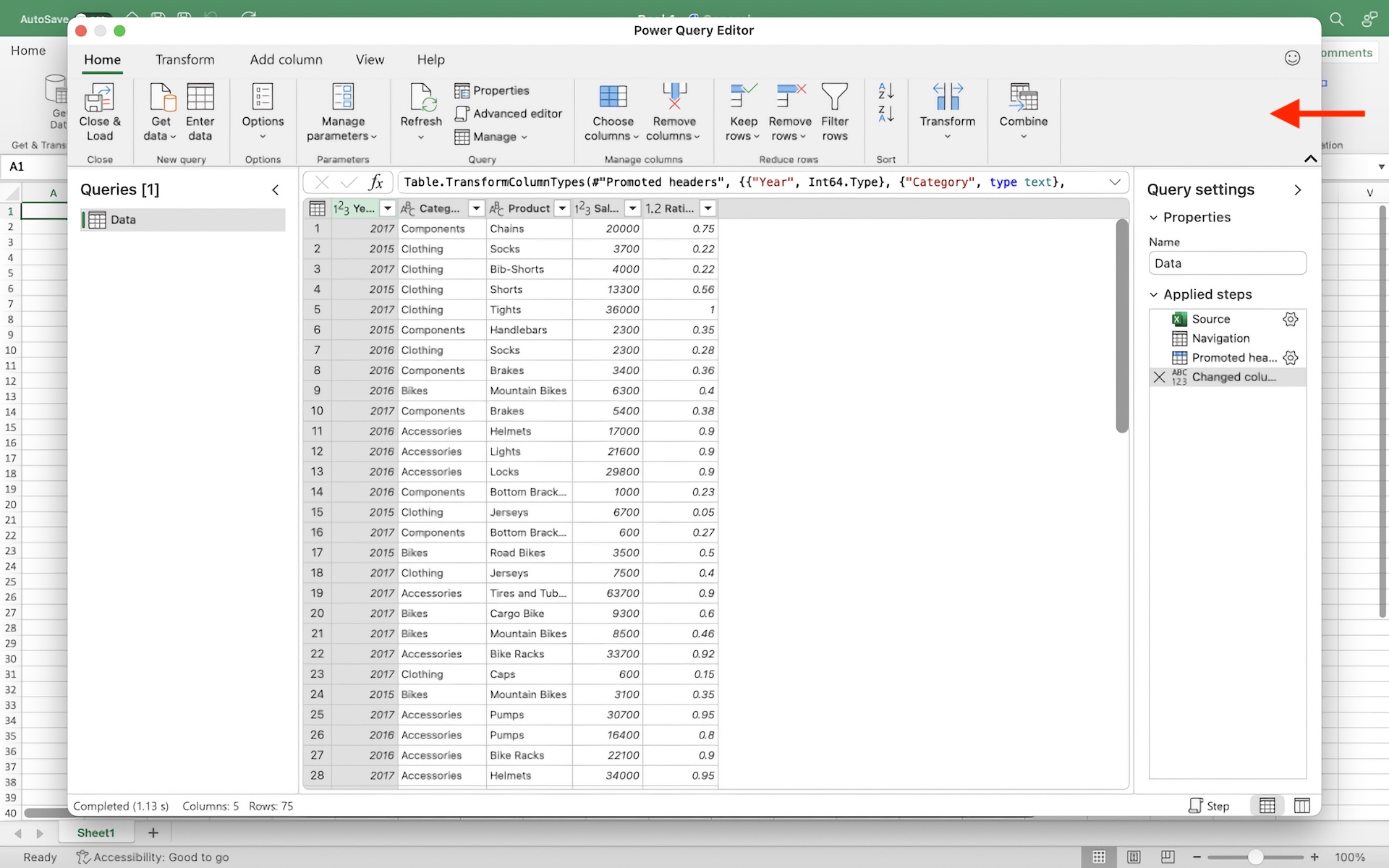 Microsoft、データを整形できるPower Query Editorを実装した「Excel for Mac v16.61」を