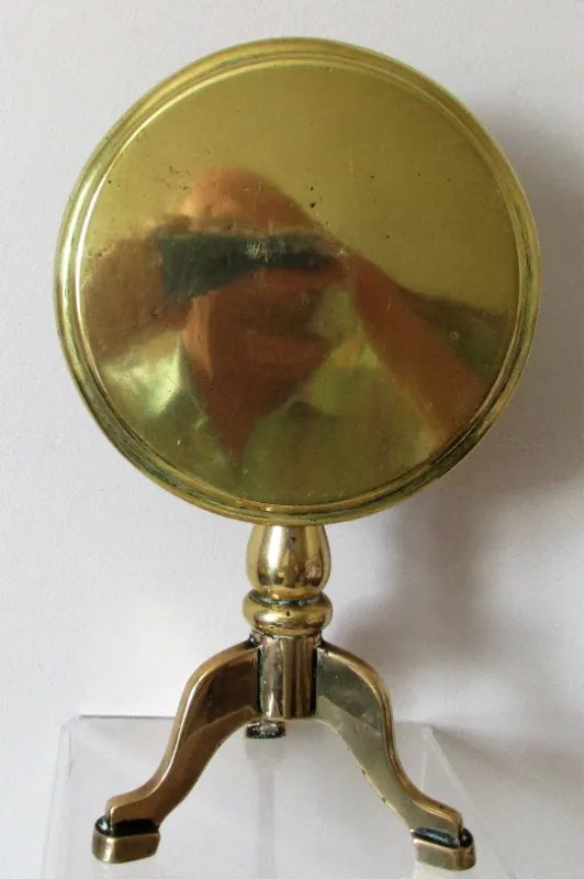 Antique English Brass Candle Reflector Applecross Antiques