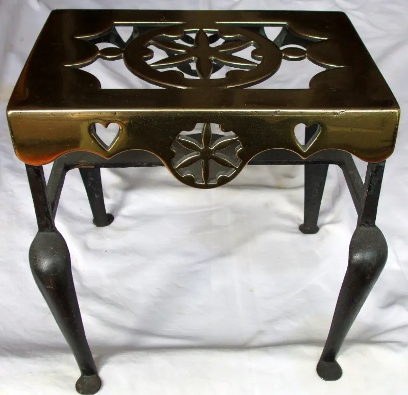 Antique Brass and Wrought Iron Footman Applecross Antiques