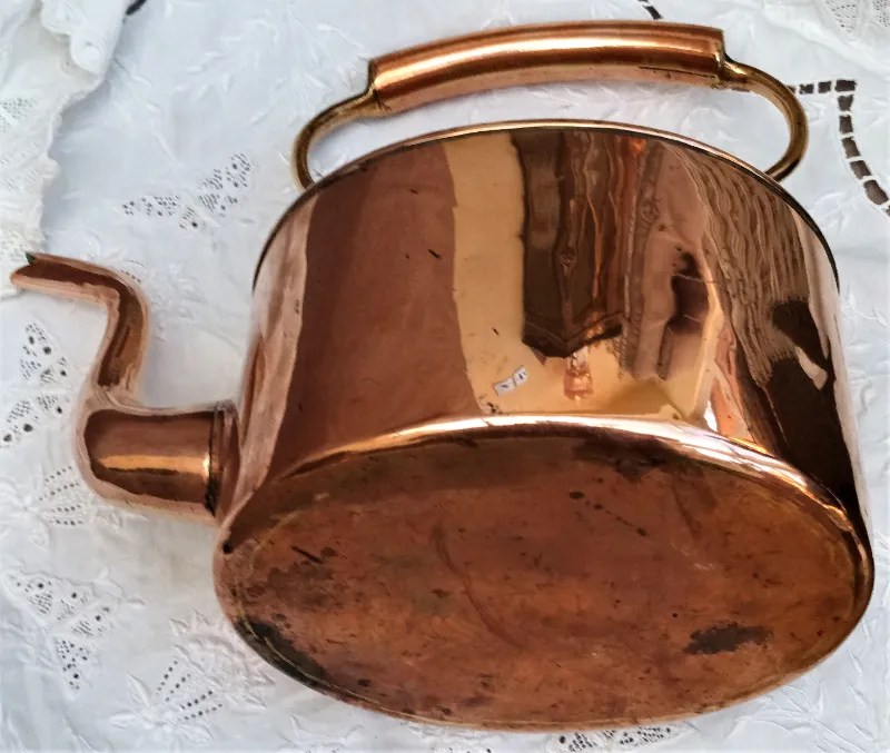 Antique English Victorian Copper Kettle Applecross Antiques