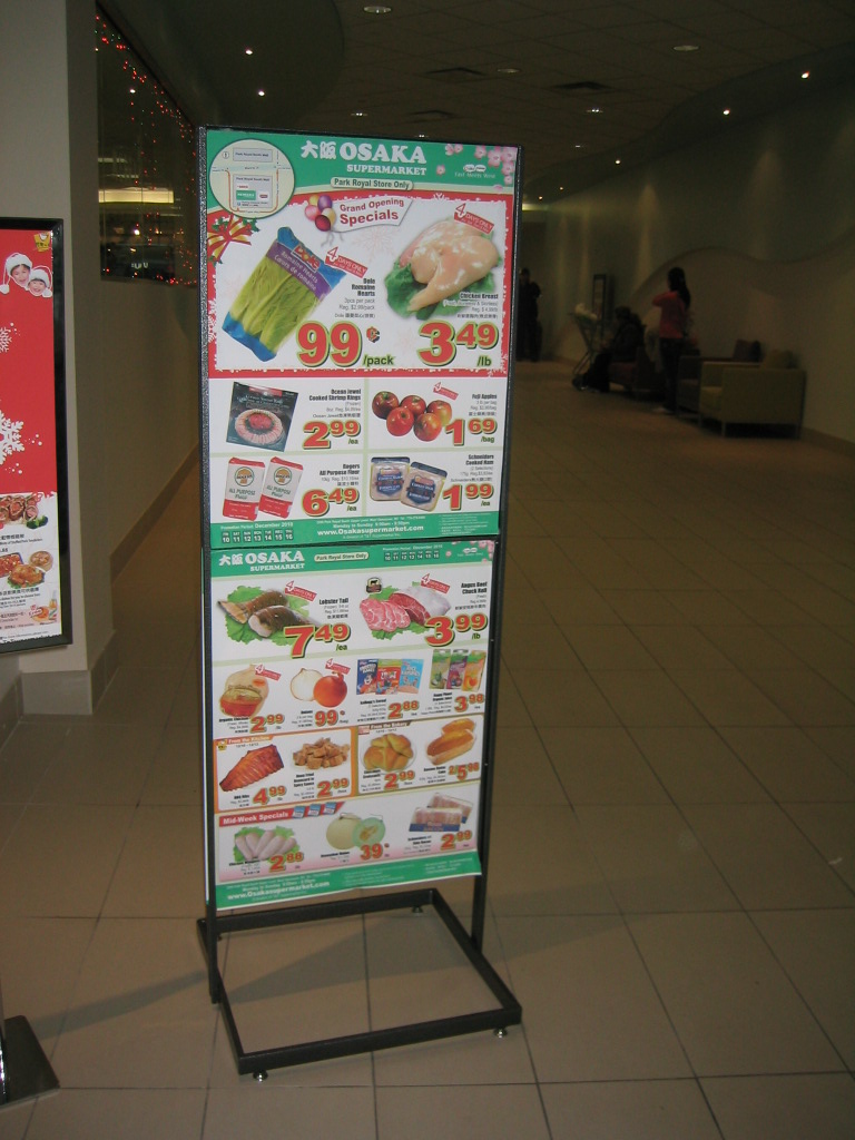 Floor Standing Poster Frame Apple Display Products Ltd.