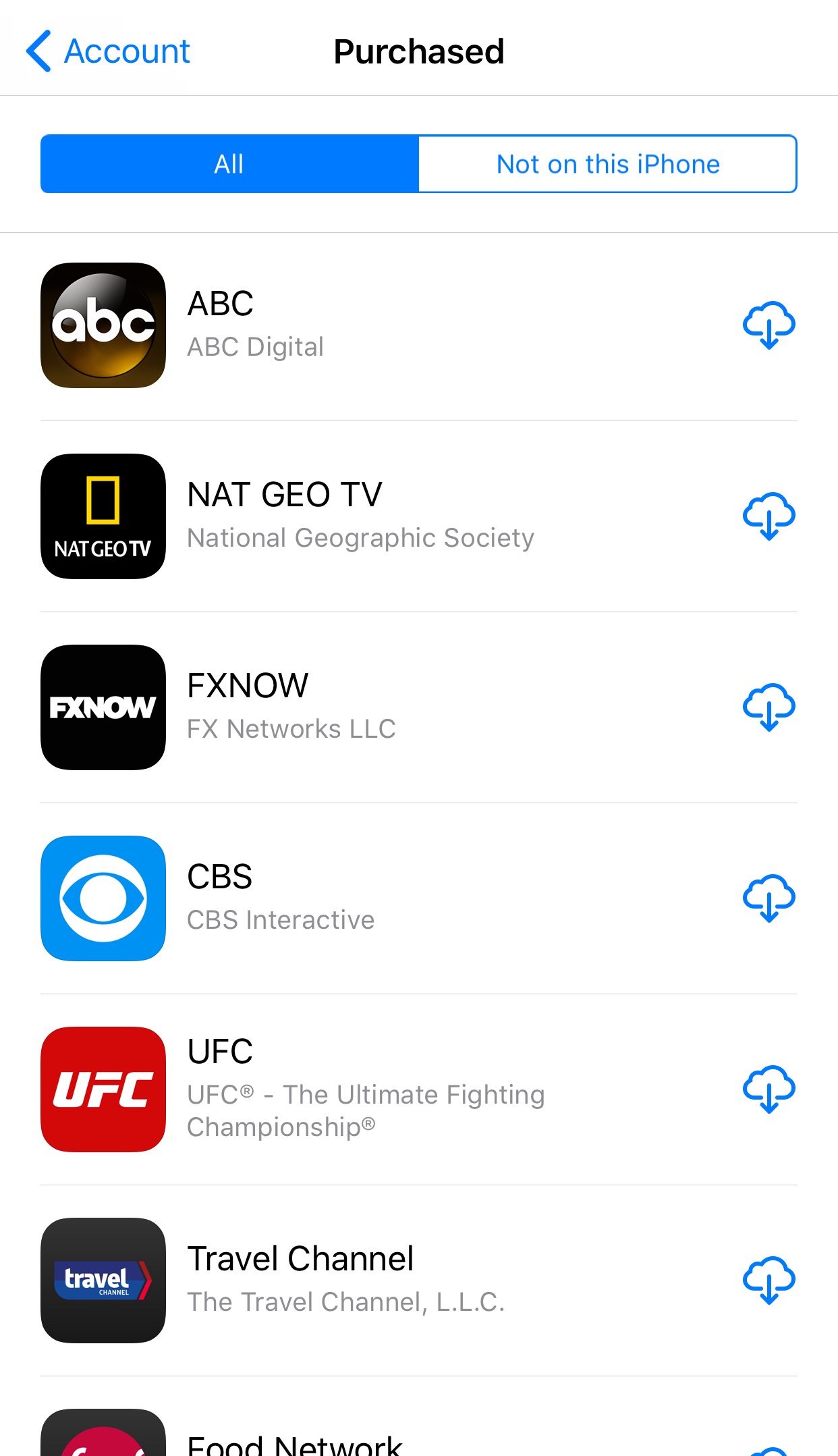 Howto See Purchased or Previously Downloaded Apps on iOS 11 / 12