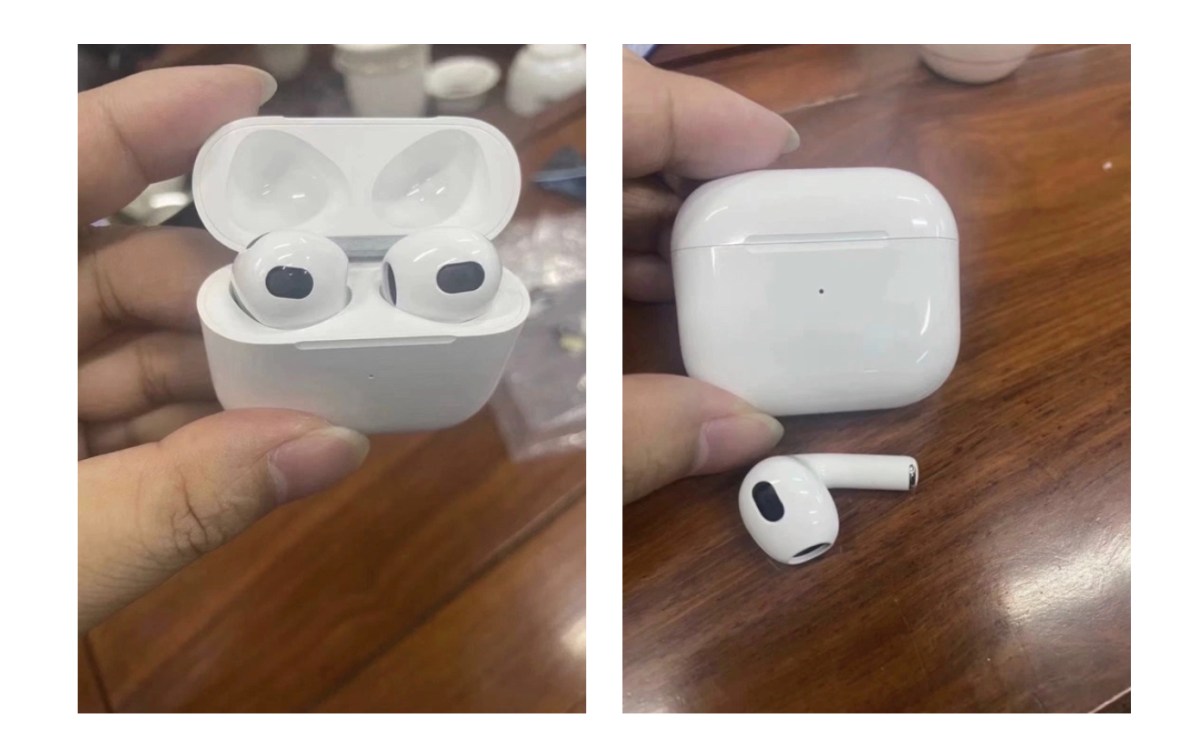 Leaked realworld images show AirPods 3rd generation design